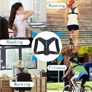 Black Posture Corrector for Men